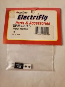 Great Planes RC Aircraft Electrifly FM Short RX Crystal 15 72.090 GPML2015