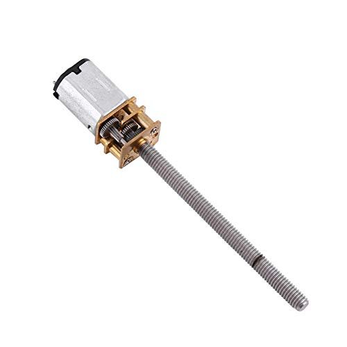 N20 12V 400RPM Micro Gear Motor with M4x55mm Screw Shaft for Robotics and Model Vehicles