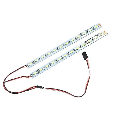 LAFEINA Drift Car LED Chassis Dazzle Light for 1/8 Scale Late Model RC Car Red