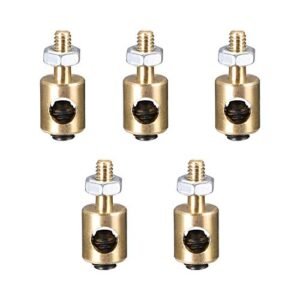 uxcell RC Servo Linkage Stoppers Connecting Servo Arm Push Rod for RC Airplane D5x3mm 5pcs