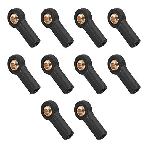 uxcell 10 Pcs M3 3.0xL20mm Lever Steering Linkage Tie Rod End Ball Head End for A 10 RC Plans