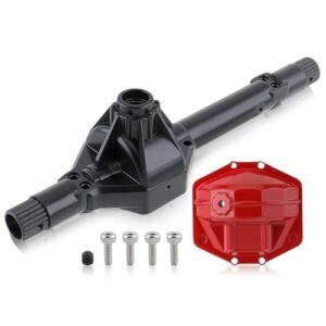 AUTOKAY Black Steel Alloy Axle Housing for Hammer Throw RC Car Axial Wraith YETI AR60 RR10