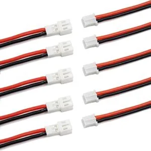 Elechawk 10pcs Upgraded Tiny Whoop JST PH 2.0 Connector Cable for 2 Blade RC Helicopter JJRC H36 H67 Blade Inductrix E010 E013