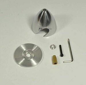 Drake RC Plane Aluminum Spinner 2 Blades Special Drilled with Prop Adapter Sizes 1.5 to 4 Inches