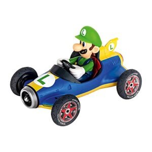 Carrera RC Mario Kart Mach 8 Luigi 1 18 Scale Radio Control Car with Rechargeable LiFePO4 Battery Mario Kart RC Battery