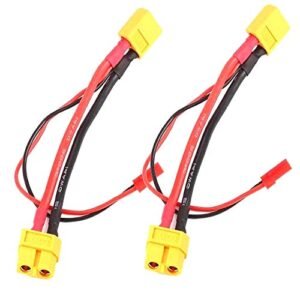 Shoe Goo RC Body XT60 Male to Female Battery Connector Adapter with JST Cable for RC Multicopter Quadcopter Gimbal