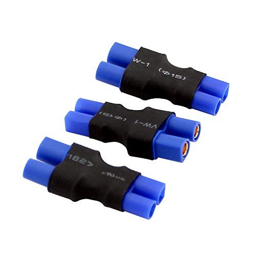 3pcs Male EC2 to Female EC3 Connector Adapter for Lipo Battery BDHI 81