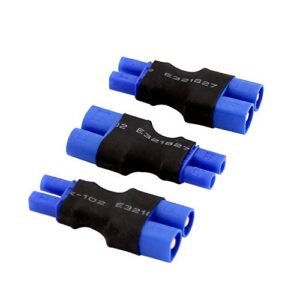BDHI 80 3pcs Male EC3 to Female EC2 Connector Adapter for Lipo Battery