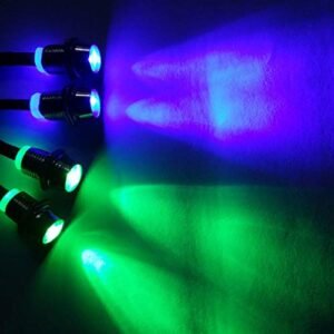 Treehobby 4Leds LED Light Headlights Taillight Kit for 6x6 RC Truck Kit Compatible with Traxxas HSP RC4WD Tamiya Redcat Axial SCX10