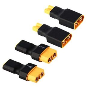 ShareGoo 2Pair XT30 to XT60 Adapter Connector for Ground Crusher RC Car FPV Drone Lipo NiMH Battery Charger ESC