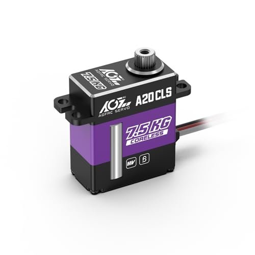 AGFRC A20CLS High Wing RC Trainer Digital Servo 7.5KG Torque CNC Aluminum Coreless Motor