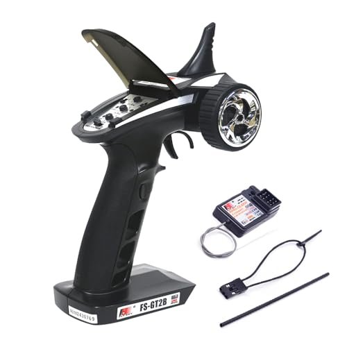 GoolRC Flysky FS GT2B 2.4G 3CH Radio Remote Control Transmitter and Receiver for RC Model Boat Engines