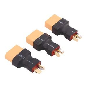 OliYin XT90 Female to T Plug Male Connector Adapter Pack of 3