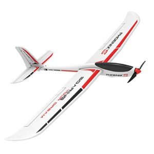 VOLANTEXRC Pilot Jet RC Plane PhoenixS 2.4GHz Remote Control Glider with 1.6M Wingspan Durable Plastic Fuselage for Advanced Users PNP Version