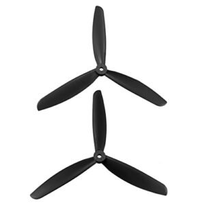 uxcell 1 Inch RC Wheels 3 Prop CW CCW with Adapter Ring 9045 9x4.5 Inch Multi Rotor for RC Aircraft Nylon Black 1 Pair