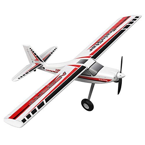 VOLANTEXRC TrainStar Ascent RC Airplane Trainer Software Ready Electric RC Trainer Aircraft with 1400mm Wingspan Plastic Unibody Fuselage PNP Version