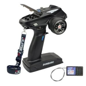 DUMBORC X6 6 Channel RC Radio Controller and Receiver with Built in Gyro and Mixed Mode for Remote Car Boat Tank