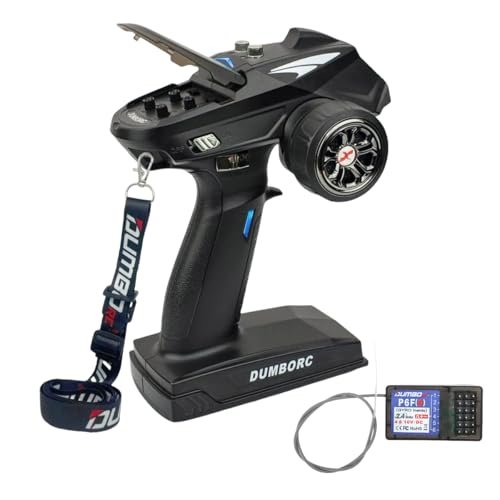 DUMBORC X6 6 Channel RC Radio Controller and Receiver with Built in Gyro and Mixed Mode for Remote Car Boat Tank