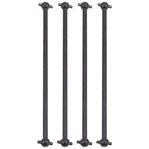 4 Pack Front Rear Driving Dogbone Shaft 100MM Long 538104 Compatible with 1/10 RC Model Car Spare Parts Black SRC RC Parts