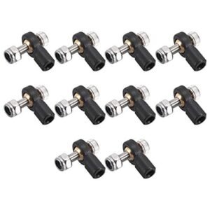 uxcell 10 PCS M3 3.0xL15mm Lever Steering Linkage Tie Rod End Ball Head End for RC Helicopter Governor