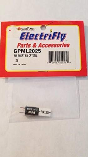 Electrifly FM Short RX Crystal 25 GPML2025 for 25 Nitro RC Fuel Powered Models