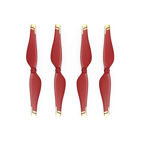 DJI Tello Iron Man Edition Quick-Release Propellers - Pair of Propellers Compatible with The Mini Drone DJI Tello Iron Man Edition, Excellent Performance, Easy to Mount and Detach, Lightweight - Red