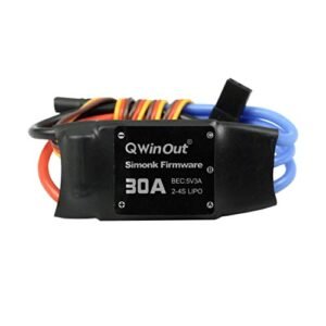 QWinOut 30A Brushless ESC Simonk Firmware Electric Speed Controller for 4s Lipo RC Battery DIY Multicopter Quadcopter