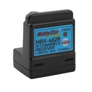 HobbyStar HRX 482R 2.4GHz 4 Channel FHSS 4 FHSS 3 Receiver Sanwa Compatible for RC Motors