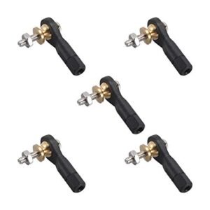 uxcell 5Pcs M2 2.0xL19mm Lever Steering Linkage Tie Rod End Ball Head End with Screws and Nut for RC Flying Robot