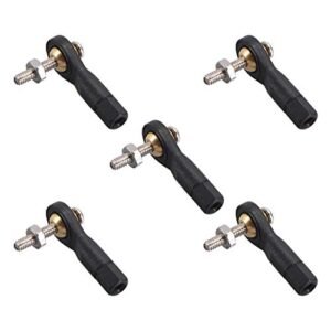 uxcell 5Pcs M2 2.0xL19mm Lever Steering Linkage Tie Rod End Ball Head End with Screws and Nut Perfect for RC Helicopter Rules