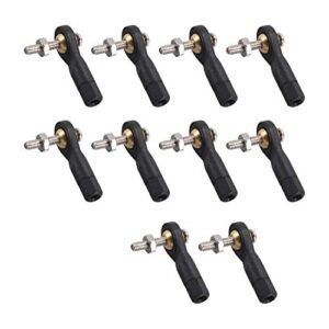 uxcell 10 Pcs M2 2.0xL19mm Lever Steering Linkage Tie Rod End Ball Head End with Screws and Nut Perfect for RC Helicopter with Winch
