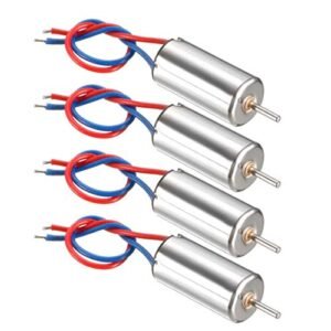 uxcell 4PCS DC 3V 40000RPM Coreless Micro Motor 612 6x12mm for RC Airplane Games Online Free and Model Aircraft