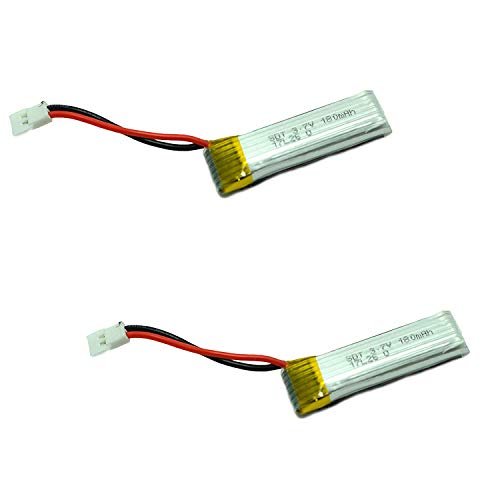 VOLANTEXRC 3.7V 180mAh Lipo Rechargeable Battery 2 Pack for RC Airplane 761 1 Trainstar Mini