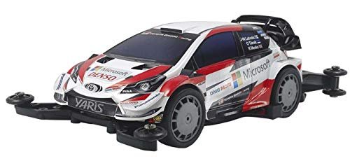 Tamiya 1 32 Jr Toyota Gazoo WRT Yaris Kit with MA Chassis Featuring Toyota Soarer RC Body