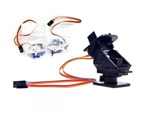 2 Axis Pan Tilt FPV Camera Gimbal Mount Bracket with Servos for RC Plane FPV Camera Arduino Raspberry Pi Motion Control