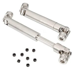 2PCS Stainless Steel Centre Drive Shaft CVD 110 155mm for 1 10 RC Crawler AXIAL SCX10 RC4WD Honcho Dingo D90 Redcat Gen7 Pro HSP 94180 Are HSP RC Cars Good