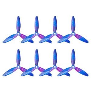 GEMFAN 8pcs 5043 3 Blade Propellers 5 Inch Props 5.0 x 4.3 CW CCW for RC FPV Drone Quadcopter Starry RC Xpress