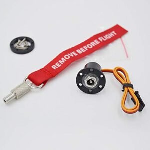 Kamas RC Airplane Model Parts Fail Safe Switch Flagpin Style FSS 3 Switch with LED Indicator for VR Pro and VR Pro Duo Compatible with BF Goodrich RC Tires
