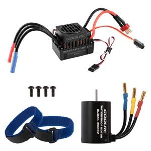 GoolRC BL3650 Brushless Motor ESC Combo for Giant Scale RC Turbine Jets 3900KV Waterproof 60A ESC