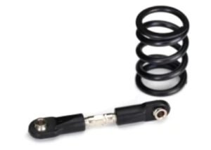 Traxxas TRA7746X Steel Steering Link and Servo Saver Spring for RC Helicopter Servo Layout