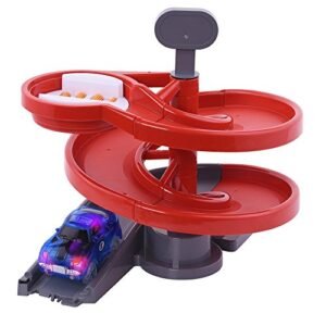 QUOXO Rotary Tower Add Ons for Tower RC Hobbies Replacement Track Attachment Rotating Stage Accessory Red