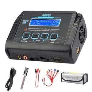 SkyRC LiPo Battery Fast Charger 150W 10A AC DC Balance Charger Discharger for 1 6S Life Li ion LiHV NiCd NiMH PB Smart Battery Black
