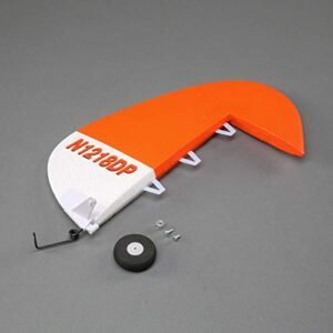 Eflite Piper J3 Cub RC Airplane Rudder with Tail Gear Carbon Z Cub SS 2m EFL12405 Replacement Part