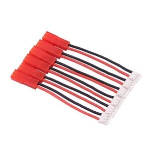 OliRC 6pcs JST to PH 3P Adapter for EFlite Blade 130x UMX Lipo Battery C57 6