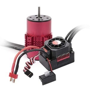 GoolRC Surpass Hobby 3660 Brushless Motor and ESC Combo 2600KV for 1/10 Scale RC Truck Bumpers Upgrade