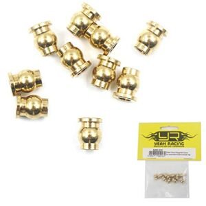 Yeah Racing AXSC010 Brass 5.8mm Flange Ball Set of 10 for Axial SCX10 II Wraith Yeti
