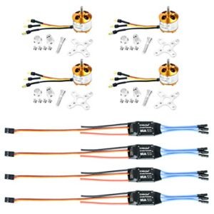 QWinOut A2212 1000KV Brushless Motor 30A ESC Combo for RC Plane Revolver DIY Drones