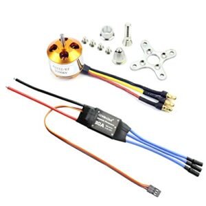 QWinOut A2212 2200KV Brushless Outrunner Motor with 30A ESC Controller for UFO RC Helicopter DIY Quadcopter Multicopter