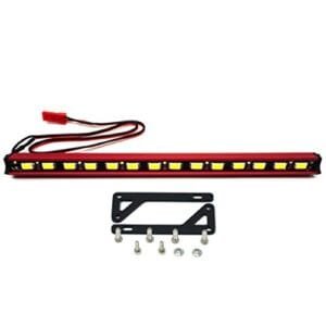 Nitro Hobbies Exceed Nitro RC 1/10 Aluminum White Super Bright LED Light Bar with Long Mount Red