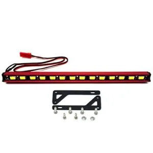 Nitro Hobbies Exceed Nitro RC 1 10 Aluminum White Super Bright LED Light Bar with Long Mount Red